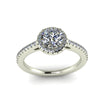 1.13ct Round Diamond Gold Engagement Ring - 04US04